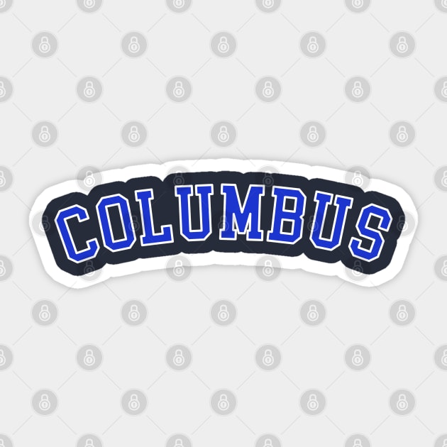 Columbus Sticker by nefuku